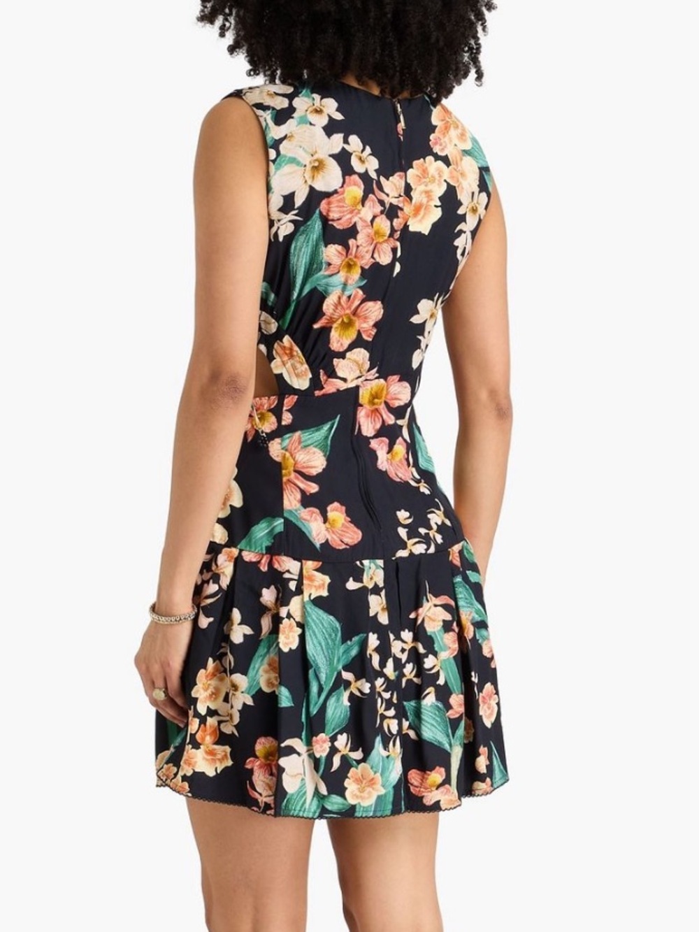 Agua by Agua Bendita Otno Danza Cut Out Floral Mini Dress - Picture 2 of 8